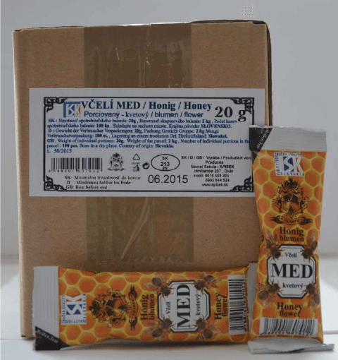 Včelí med 20 g - detail